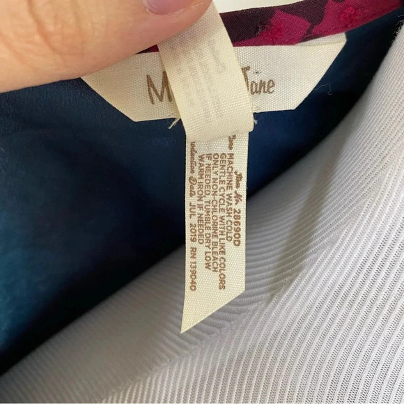 Matilda Jane A Little Party Dress Swiss Dot Color Block Long Sleeve Dress Size S - Picture 14 of 16